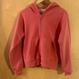 Ladies Aritzia coral zip up Hoodie Sweatshirt and sweat pants